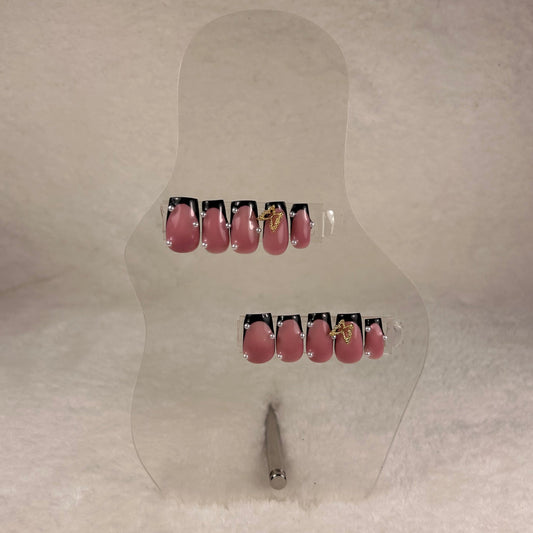 Nails CyGlow - Black Pearl Butterfly