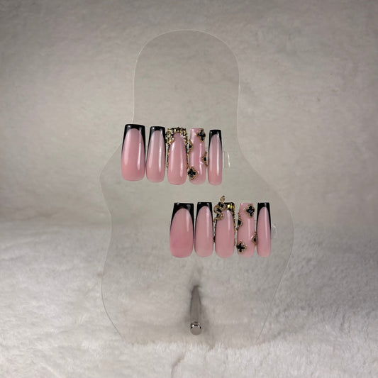 Nails CyGlow - Black Cosmic Orbit