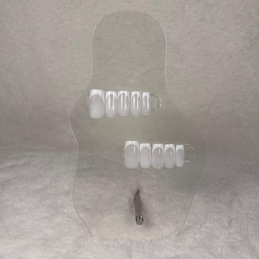 Nails CyGlow - Classic Milky French