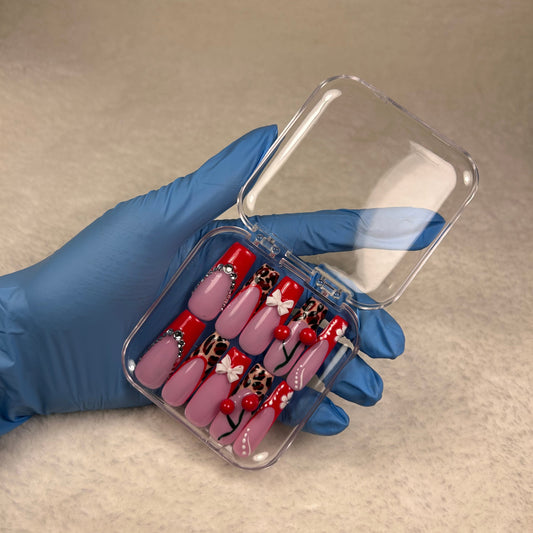 Nails CyGlow - Cherry